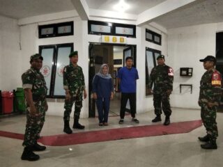 Koramil 07/Baranti Gelar Patroli Siskamling Bersama Komponen Pendukung